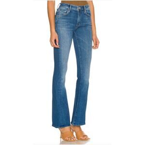 MOTHER Classic Blue Wide Leg Jeans